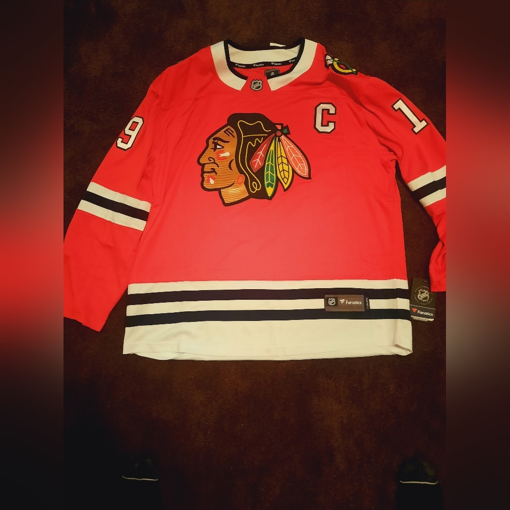 Chicago Blackhawks Jonathan Toews Fanatics Breakaway Home Jersey Size 2XL